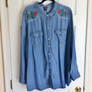 🇺🇸🇺🇸TORRID Button Down Blouse Size 4